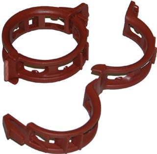 Mega Twine Clips, 25 mm - Terracotta