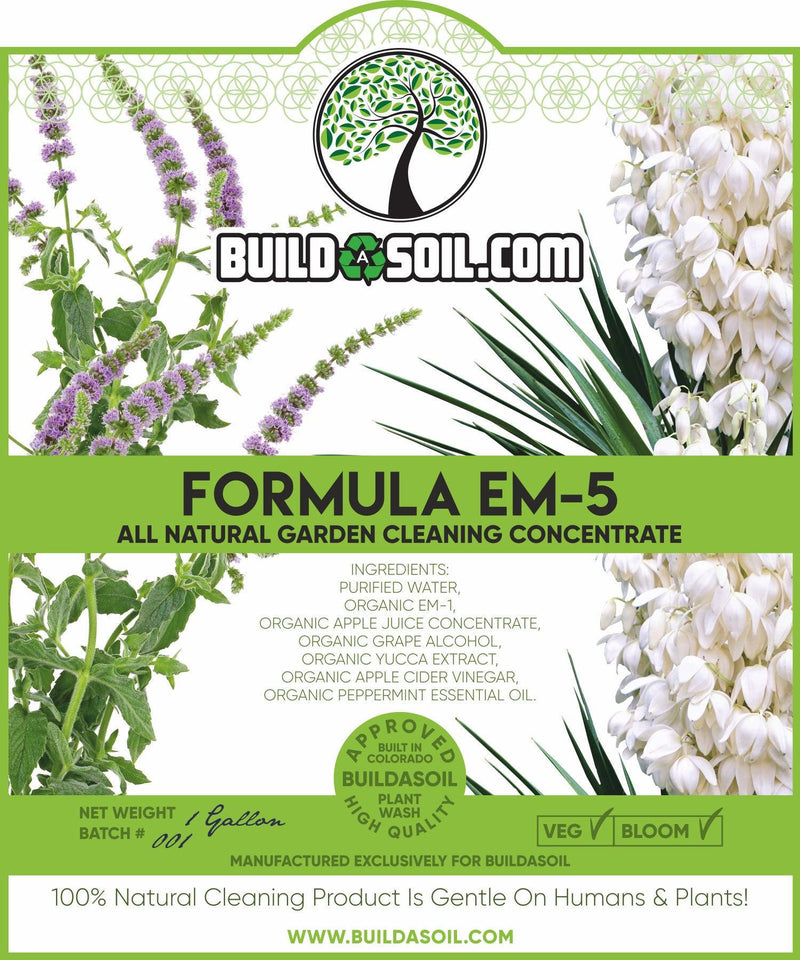 Formula EM-5 - All Natural Garden Cleaning Concentrate - Quart