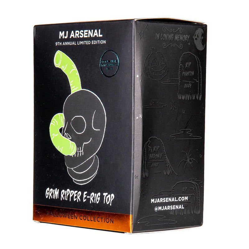 Grim Ripper Puffco Peak Top - Skull & Worm - Grim Ripper Puffco Peak Top - Skull & Worm
