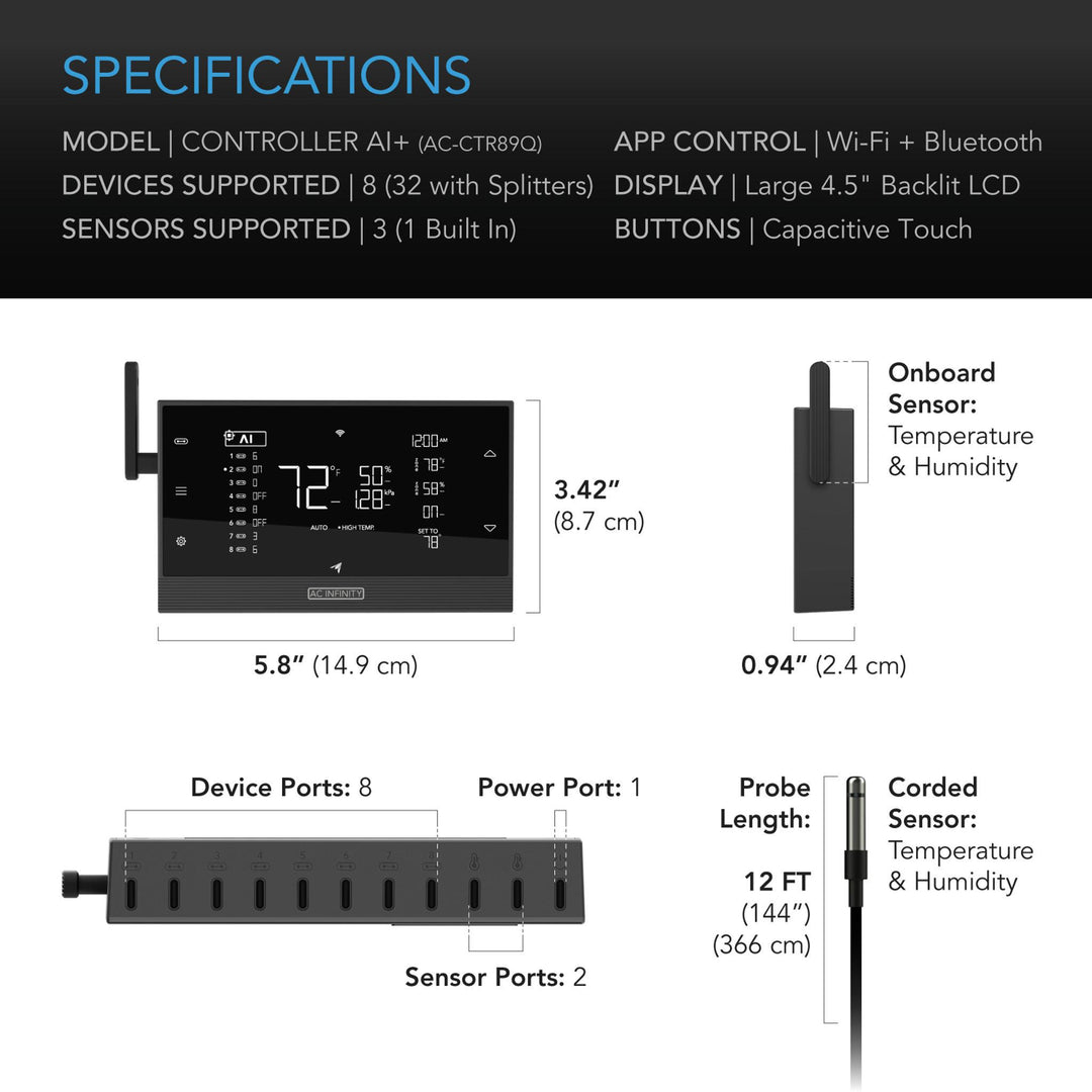 AC Infinity AI+ Environmental Controller