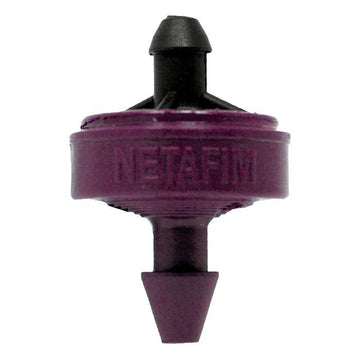 Netafim Dripper Assembly w/ Black Tubing & Black/Plum Dripper 3.2GPH 36in