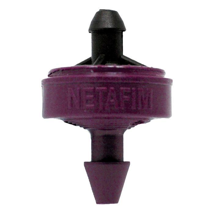Netafim Dripper Assembly w/ Black Tubing & Black/Plum Dripper 3.2GPH 36in - Single