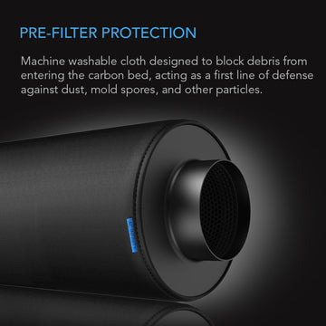 AC Infinity PRE-FILTER FOR INLINE CARBON FILTER