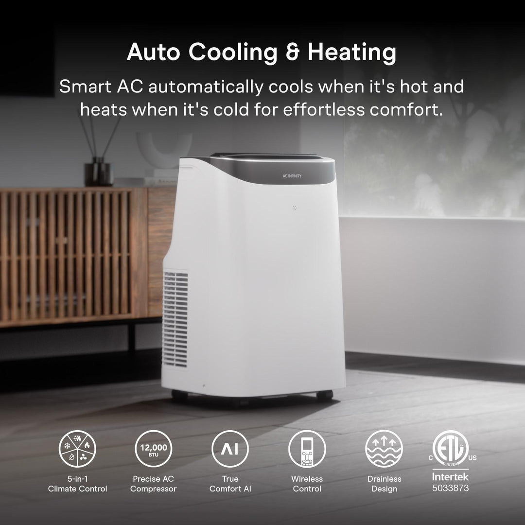 AC Infinity Smart Portable Air Conditioner 5-in-1 - Cooling/Heating