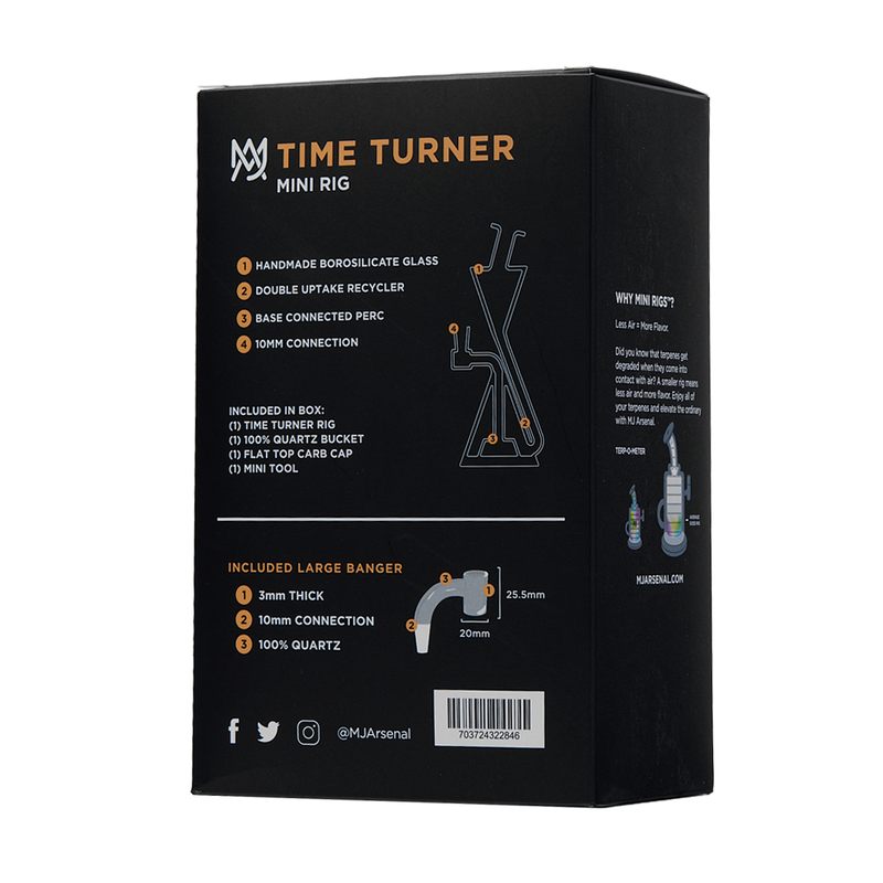 Time Turner Mini Dab Rig - Clear