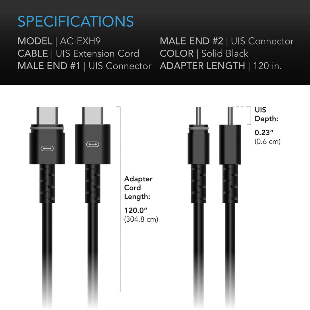 AC Infinity UIS Controller to Device Cable for Controller AI, Controller 69 Pro and Pro+, Male to Male