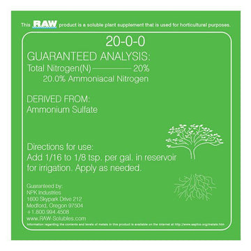 NPK RAW Nitrogen