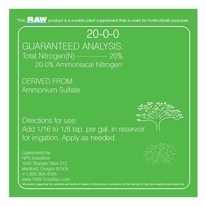 NPK RAW Nitrogen - 2 oz