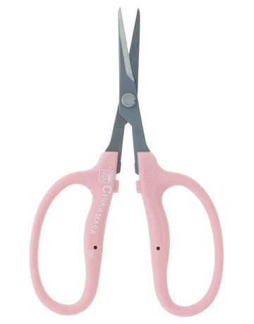 Chikamasa B-500SRFP Curved Blade Sap Resistant Garden Pink Scissors