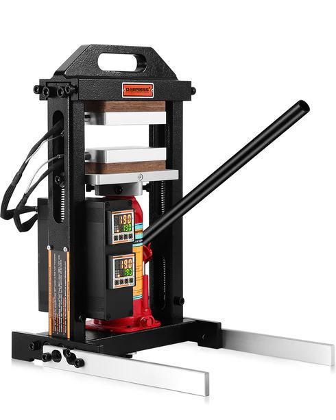 DABPRESS 6 TON PERSONAL ROSIN PRESS - 3X5" HEATED PLATENS & REPLACEABLE BOTTLE JACK INCLUDED