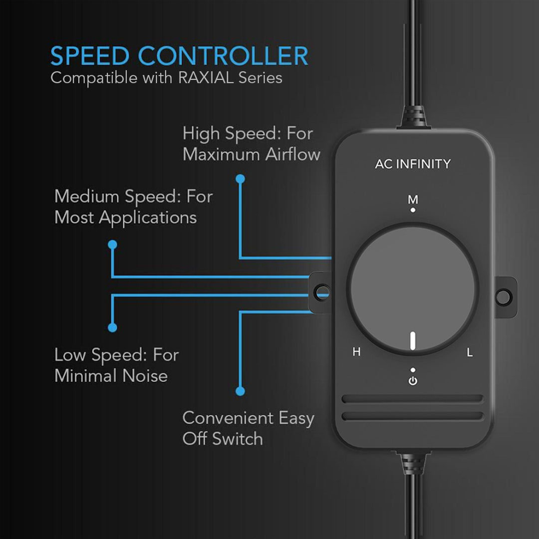 AC Infinity RAXIAL Inline Booster Duct Fans