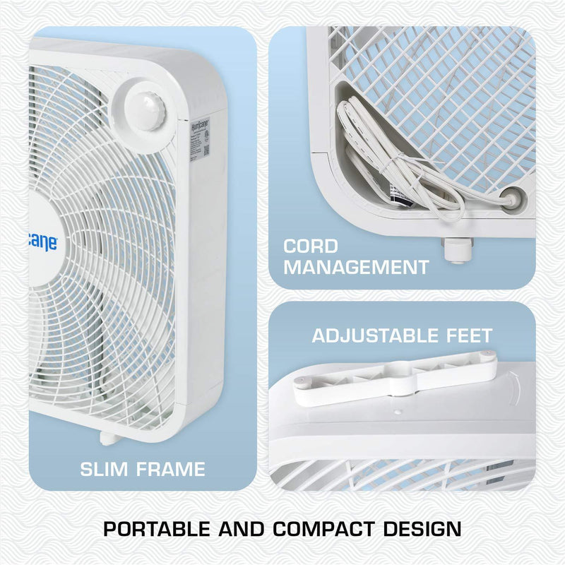 Hurricane Classic Floor Box Fan 20" - Default Title