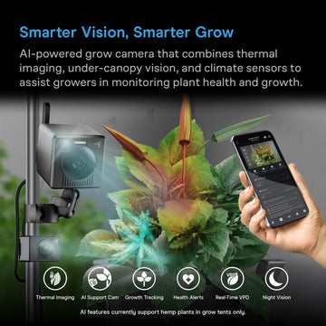 AC Infinity SPECTRON 7 - AI-Powered Grow Camera 4K with Thermal Imaging and Under-Canopy Vision