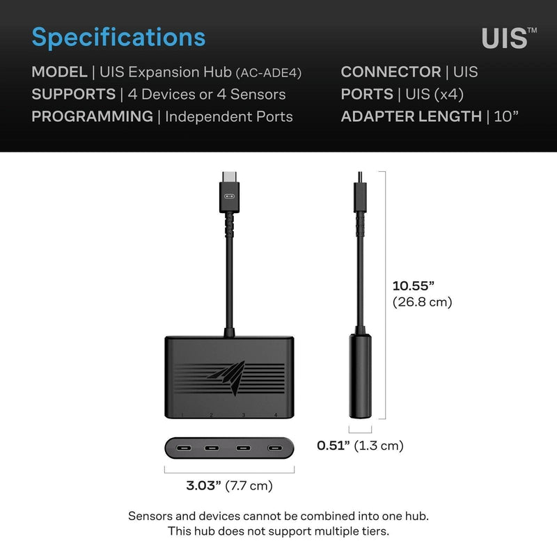 AC Infinity UIS Expansion Hub 4-Port, Independent Device and Sensor Control - Default Title