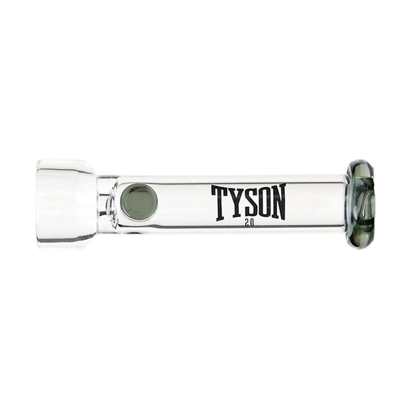 Tyson Jab One Hitter - Clear - Charcoal