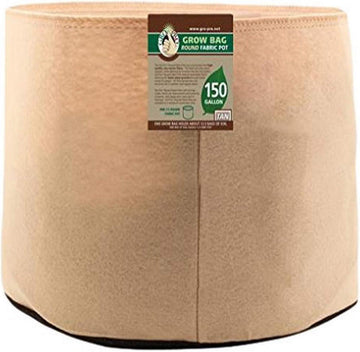 Gro Pro Premium Round Fabric Pot - Tan