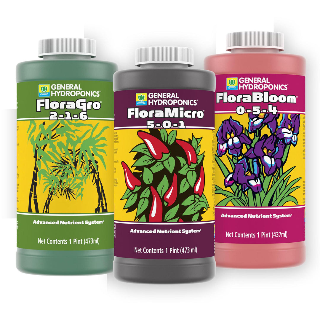 General Hydroponics Flora Series Quart Trial Pack