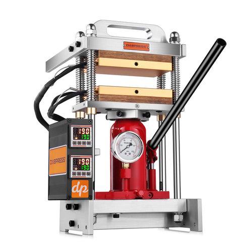 DABPRESS Truebar 10T Rosin Press: Rigid Direct-Connect 4x7" Plates Heavy-Duty Extraction - Default Title