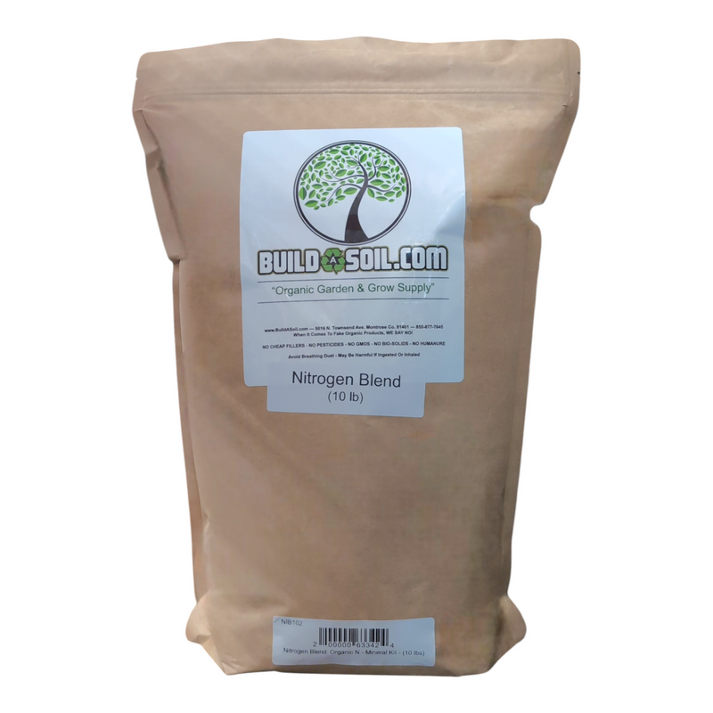 BuildASoil Nitrogen Blend: Organic N - 10 lb