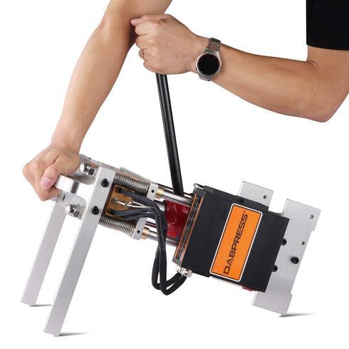 DABPRESS Truebar 10T Rosin Press: Rigid Direct-Connect 4x7" Plates Heavy-Duty Extraction - Default Title