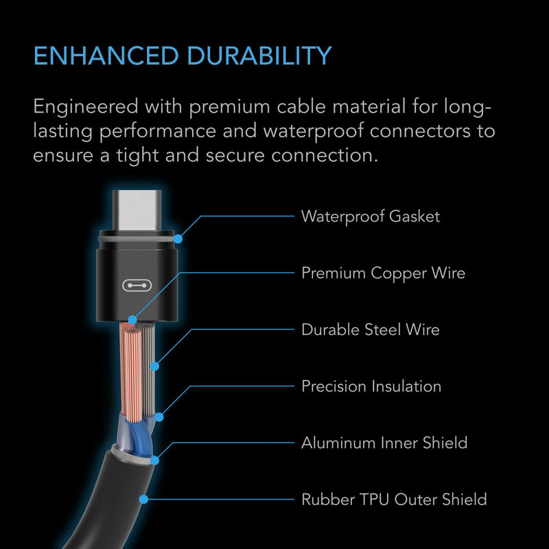 AC Infinity UIS Controller to Device Cable for Controller AI, Controller 69 Pro and Pro+, Male to Male - 10 ft