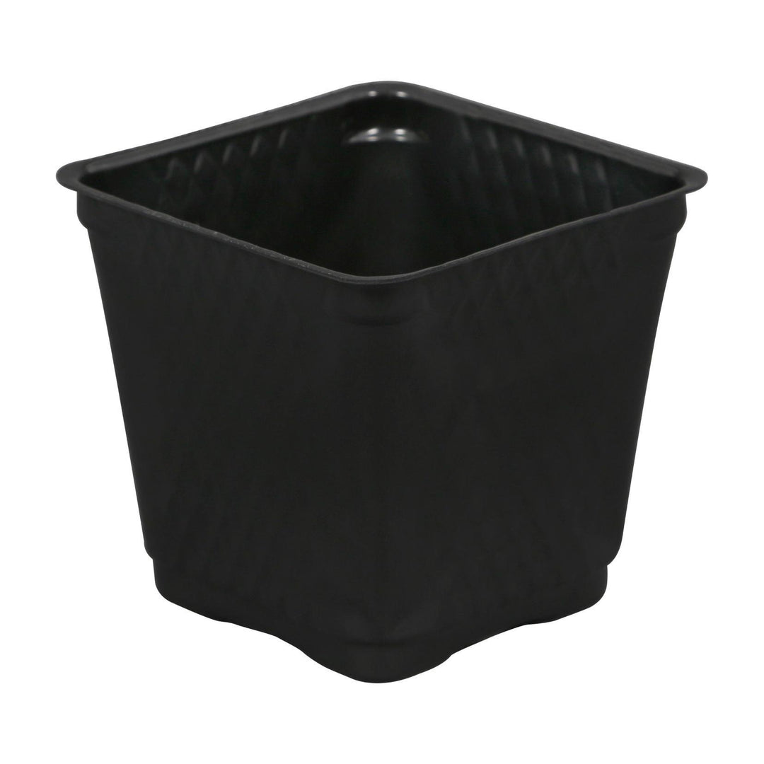 Gro Pro Black Square Pots BLOW MOLDED