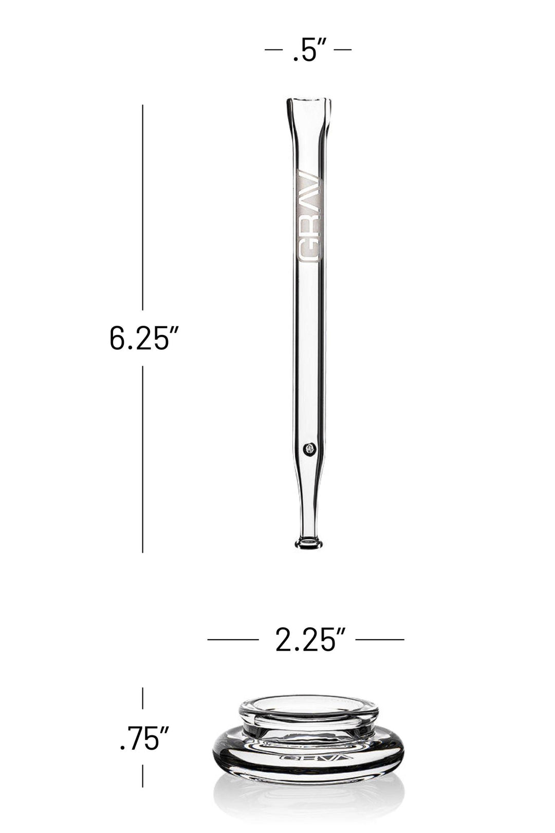 GRAV - Quartz Vape Straw with Dab Dish
