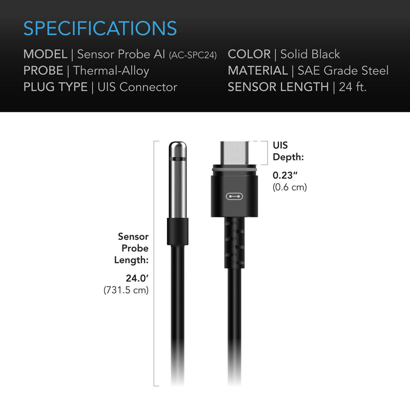 AC Infinity Climate Sensor for Controller AI+ - 24 ft