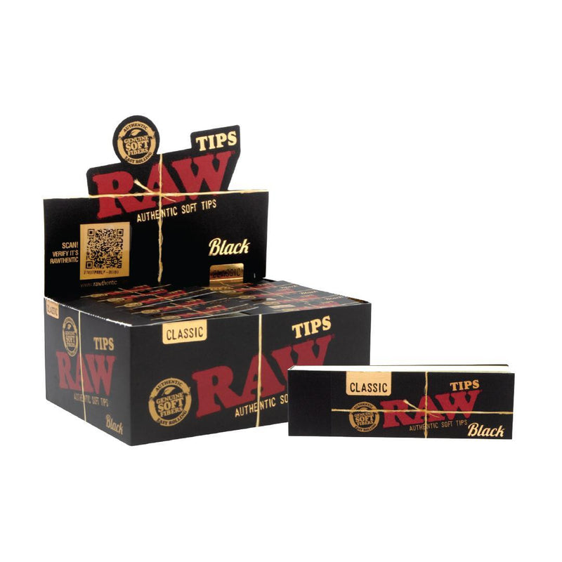 RAW Tips - Black Pre-Rolled Tips