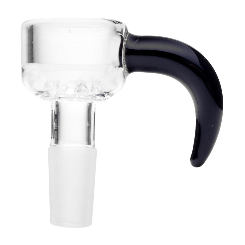 Human Grade Horn Flower Bowl - 14mm - Clear