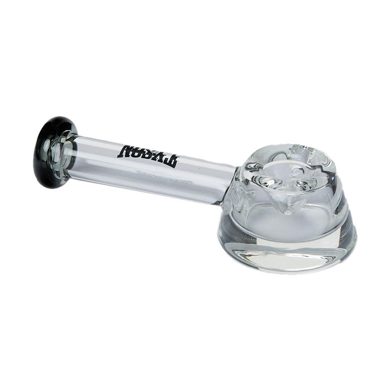 Dynamite Hand Pipe - Clear - Charcoal