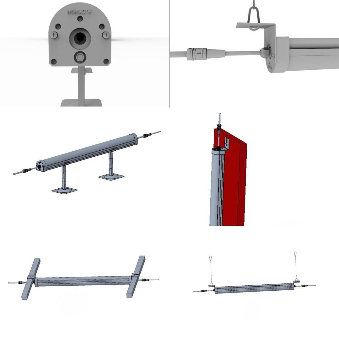 Mammoth Lighting - Nova Sun Series Multi-use Bars: 4 Bar Kit 600w