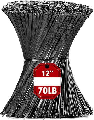 Zip Ties - 12 Inch 70lb Tensile Strength