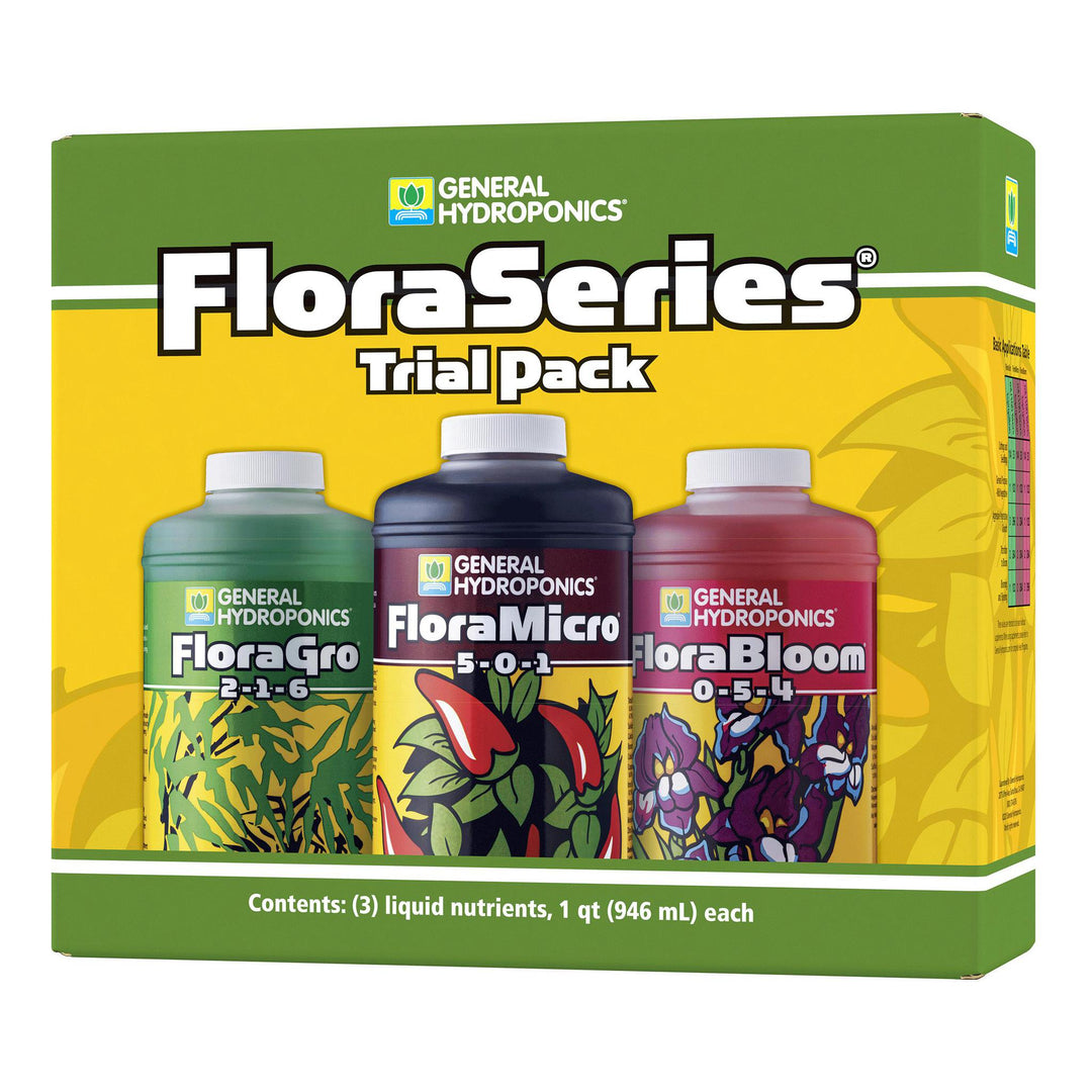 General Hydroponics Flora Series Quart Trial Pack