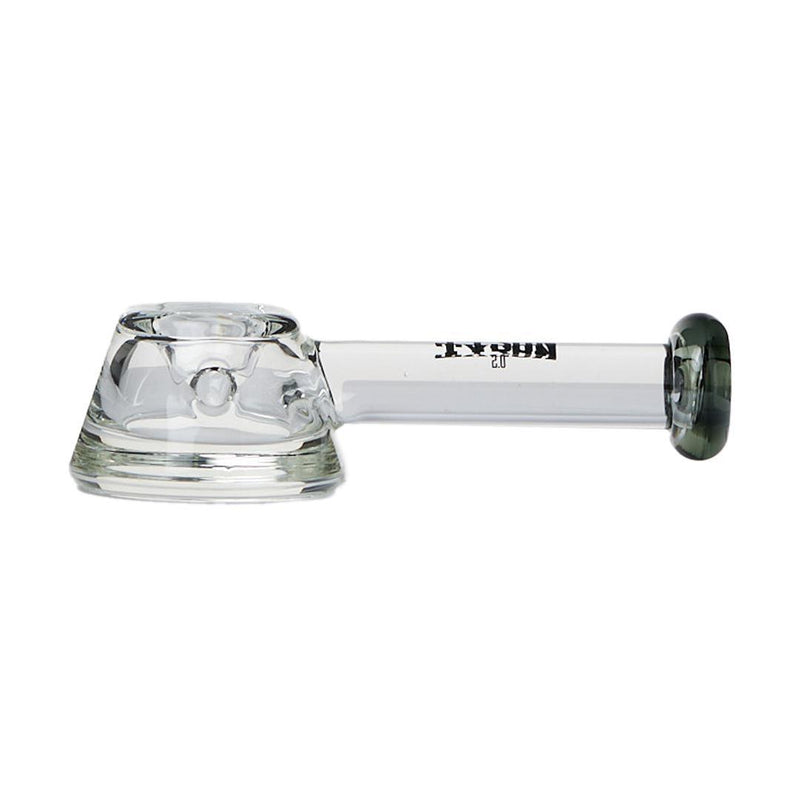 Dynamite Hand Pipe - Clear - Charcoal