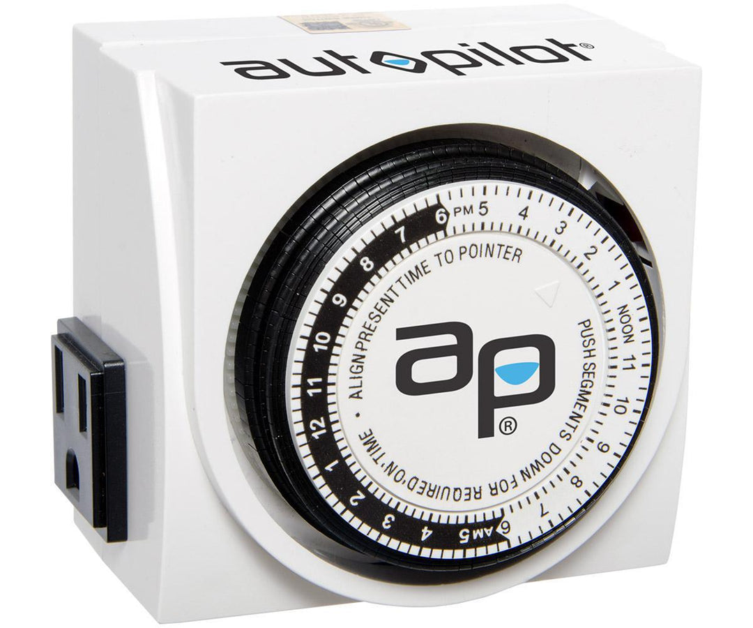 Autopilot Dual-Outlet Analog Timer