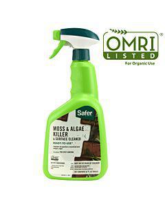 Safer Brand RTU 32 oz. Moss and Algae Killer and Surface Cleaner