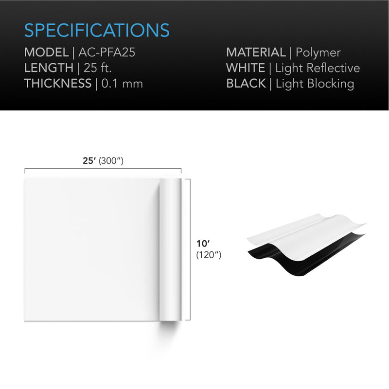 Black and White Panda Film - 10 FT X 25 FT