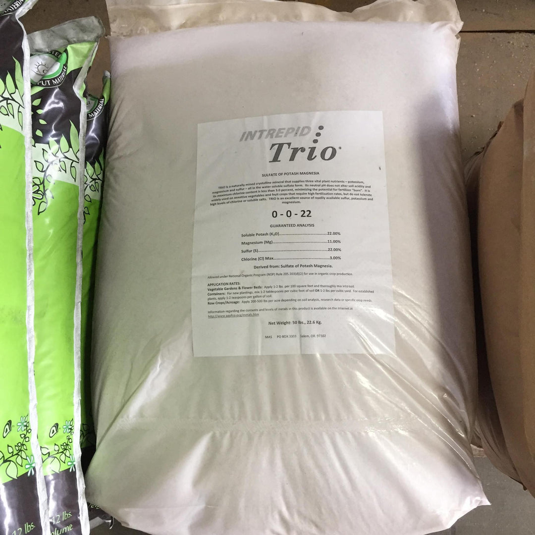 Trio (Langbeinite) Granular 0-0-22 (Sulfate of Potash Magnesia)