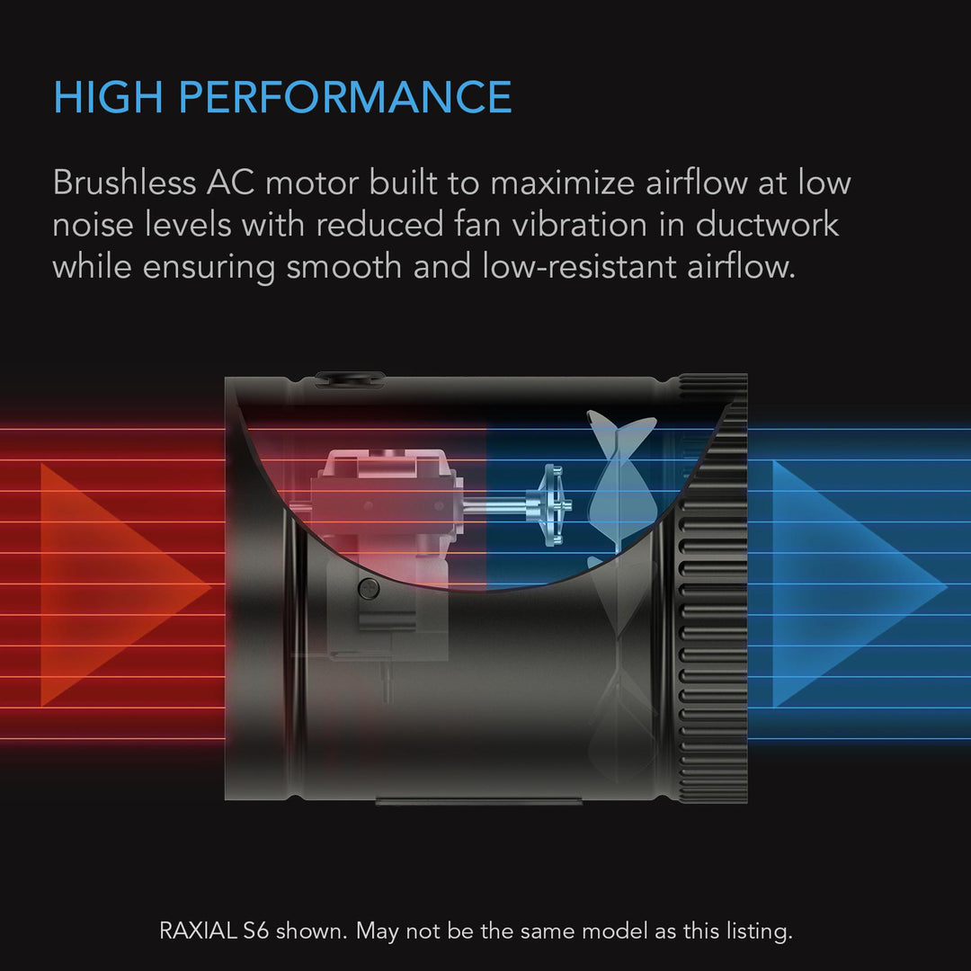 AC Infinity RAXIAL Inline Booster Duct Fans