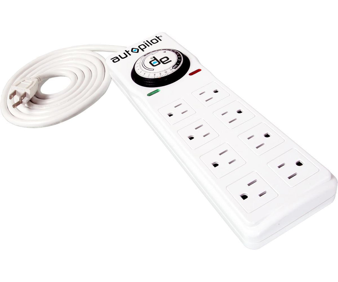 Autopilot Power Strip with 8 Outlets & Timer