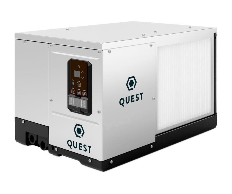 Quest New 100 High-Efficiency Dehumidifier, 120V - 120V