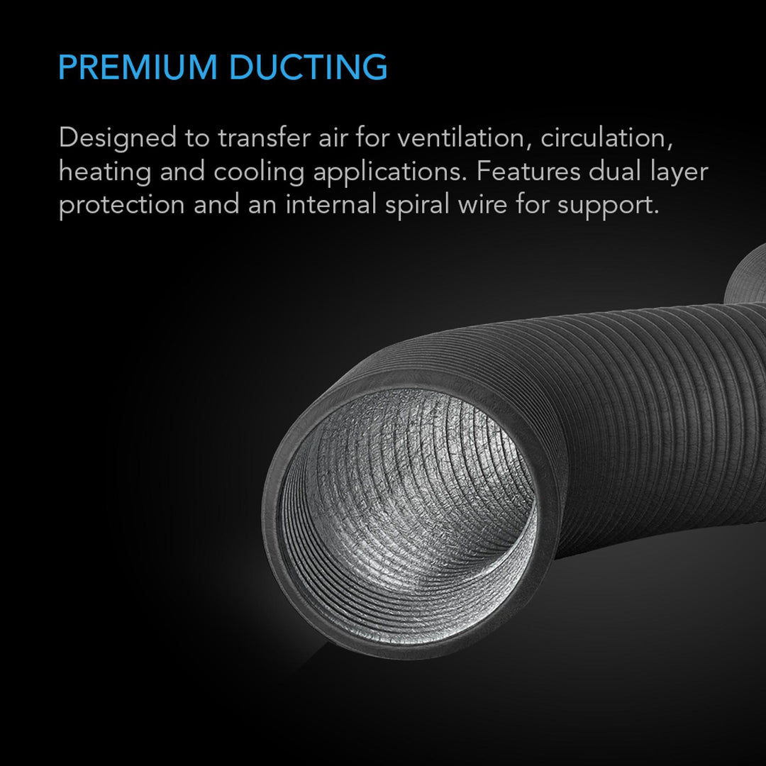 AC Infinity FLEXIBLE FOUR-LAYER DUCTING 8-FT LONG