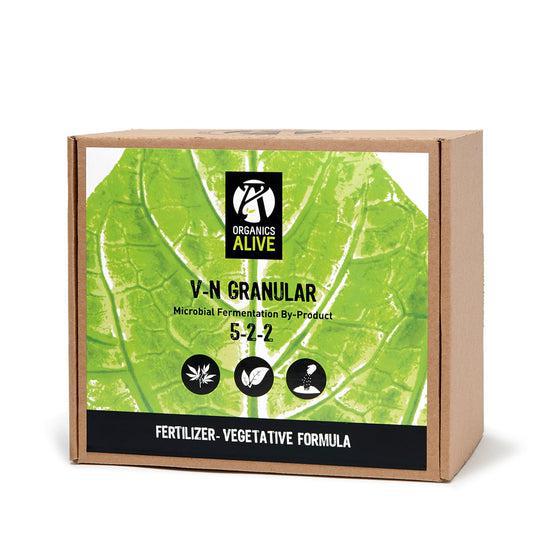 Organics Alive V-N Granular 5-2-2 Slow Release – Greener Gardens