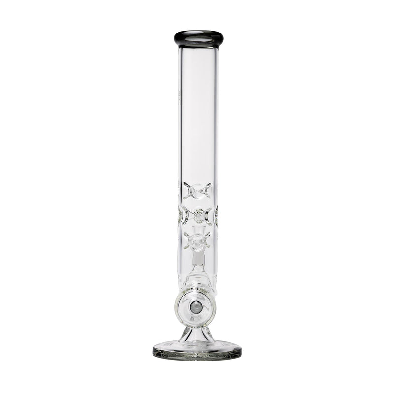 Inline Tube Triple Ice Catch - Smoke