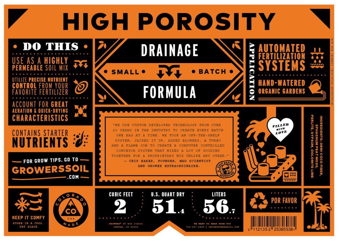 Grower's Soil - HIGH POROSITY 1.5 cuft