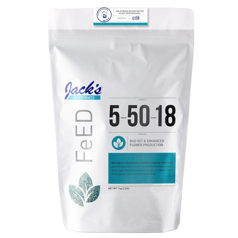 Jack's Nutrients 5-50-18 UltraViolet Fertilizer - 2.2 lb