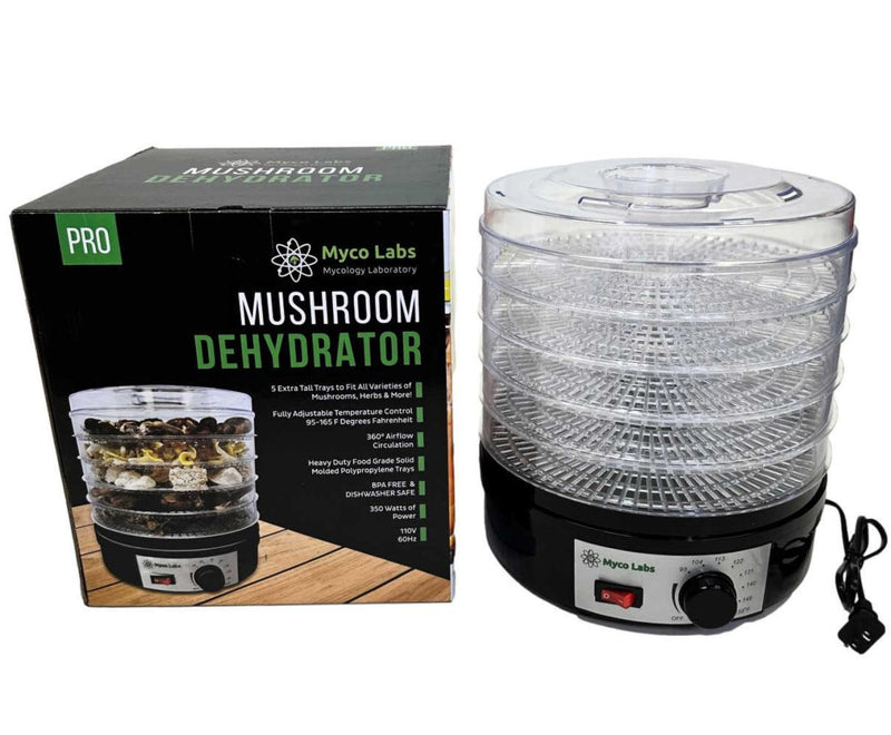 Mycolabs 350W Mushroom Dehydrator With Adjustable Temperature Control - Default Title