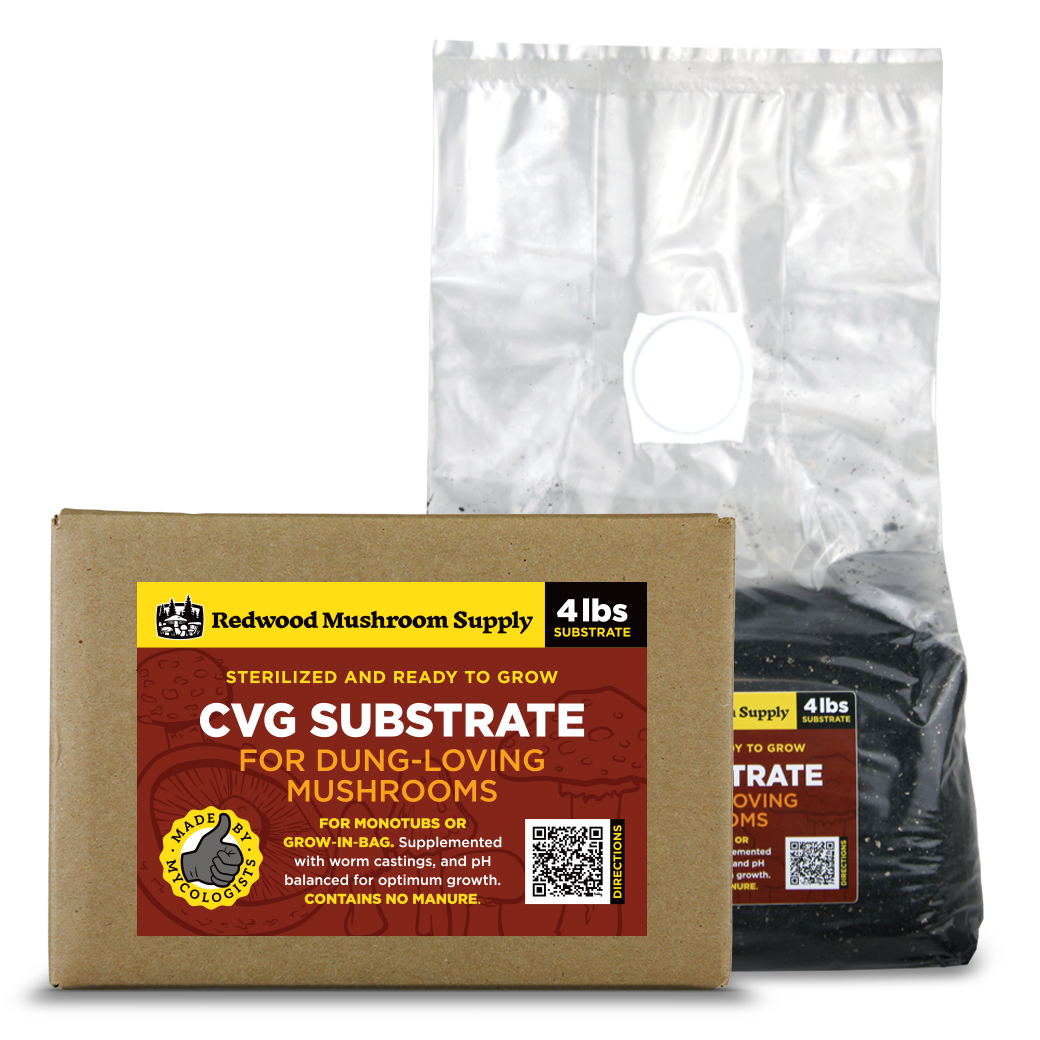 Redwood Mushroom Supply - Sterilized CVG Blend