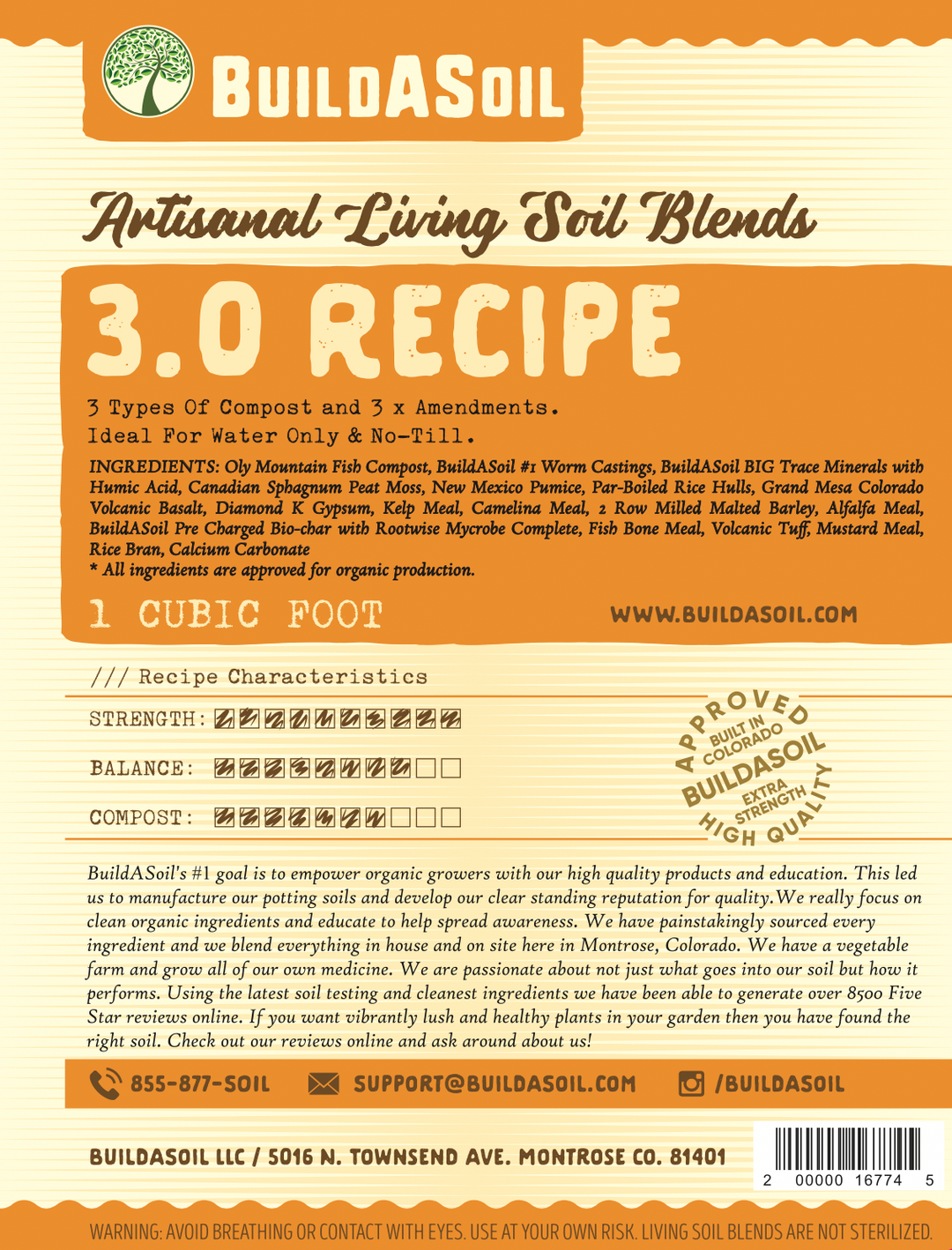 BuildASoil Potting Soil Recipe 3.0